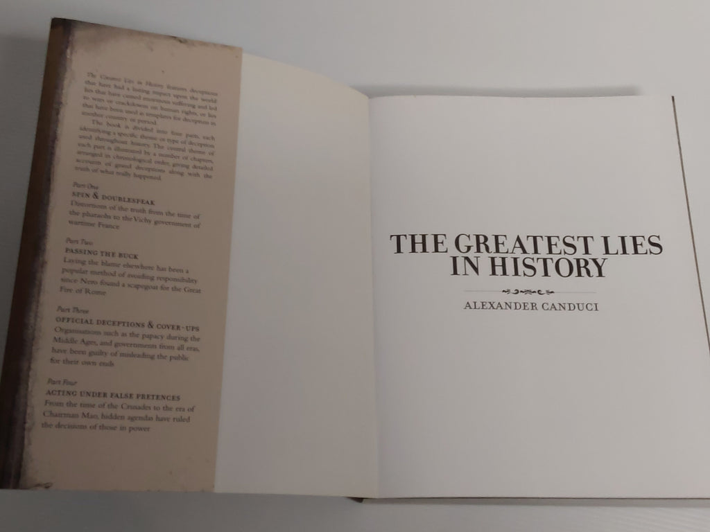 The Greatest Lies in History - Alexander Canduci