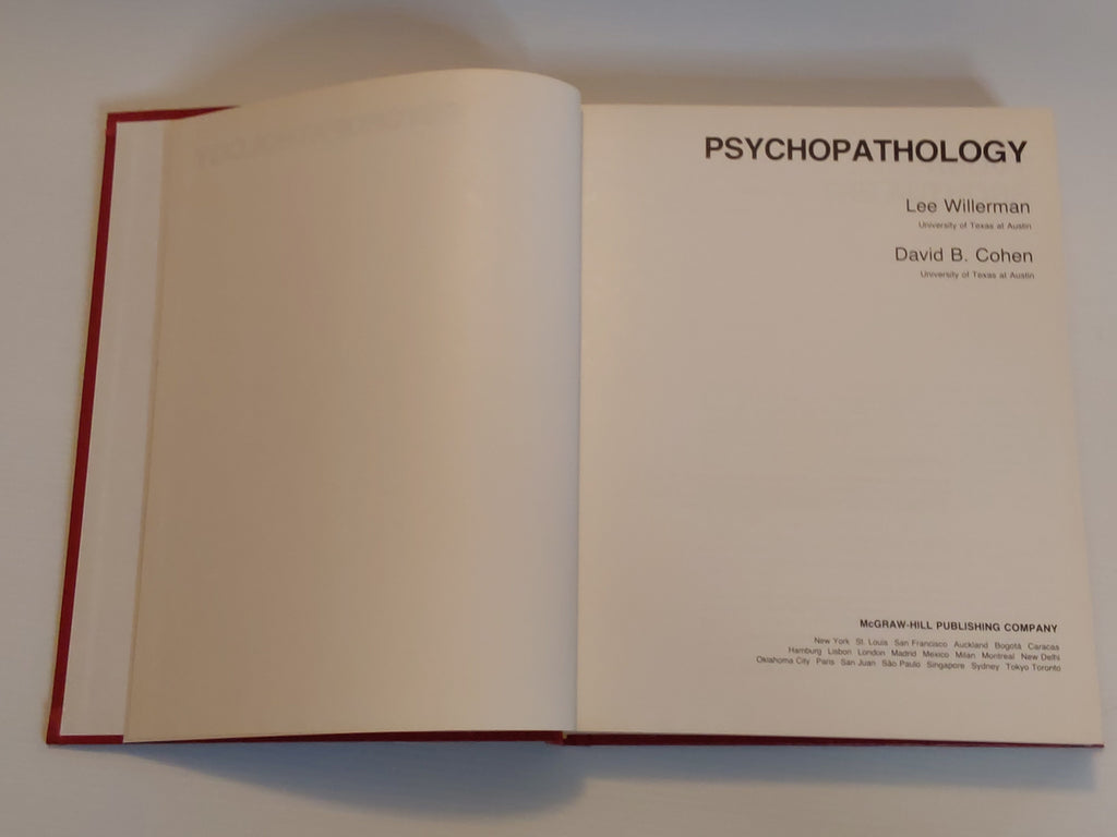 Psychopathology - Lee Willerman and David B. Cohen