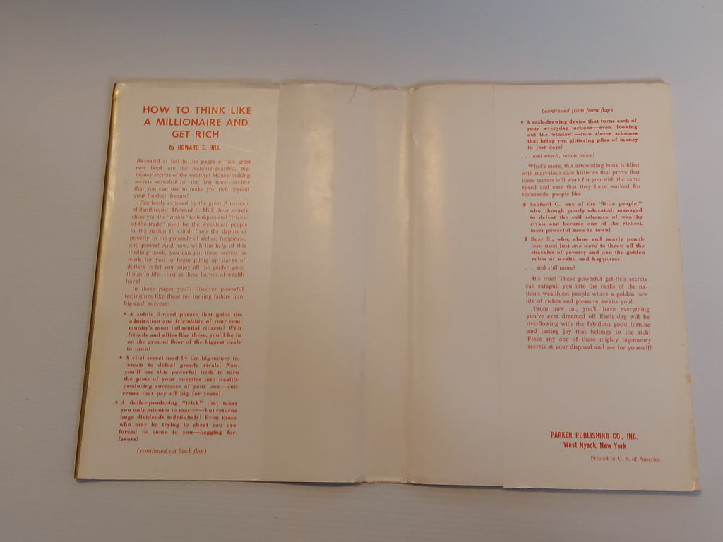 How to Think Like a Millionaire and Get Rich - Howard E. Hill