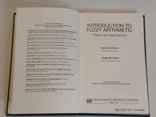 Introduction to Fuzzy Arithmetic; Theory and Applications - Arnold Kaufmann and Madan M. Gupta