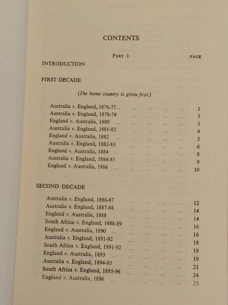 Test Cricket Cavalcade 1877-1947 - E.L. Roberts