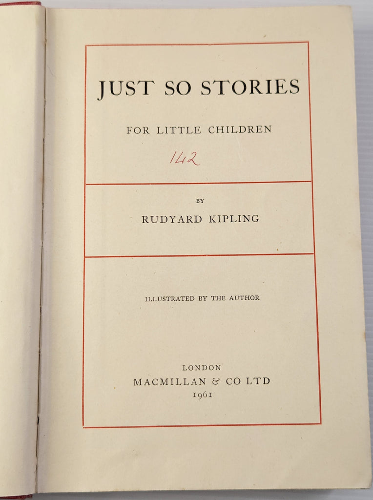 Just So Stories - Rudyard Kipling