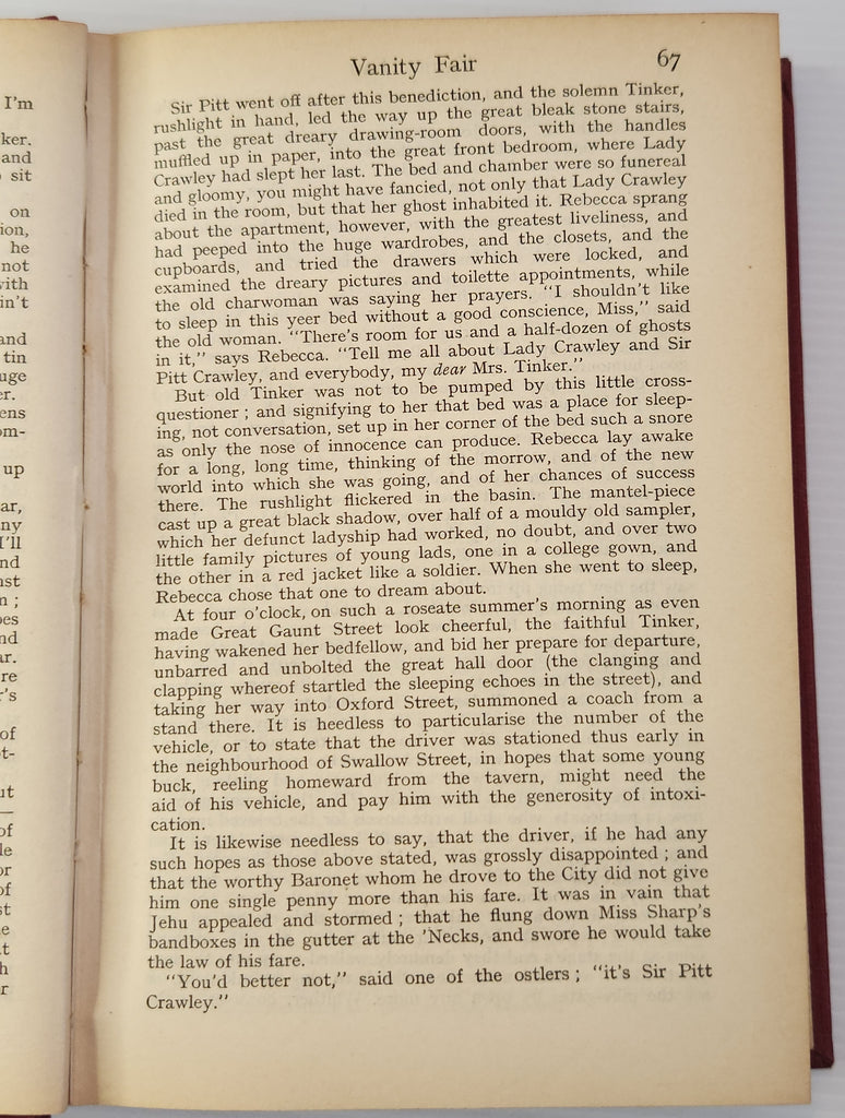 Vanity Fair; A Novel Without a Hero - W.M. Thackeray