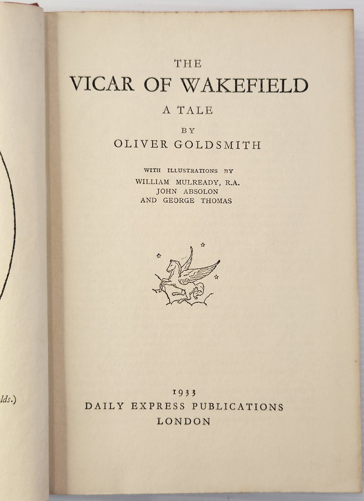 The Vicar of Wakefield AND She Stoops to Conquer - Oliver Goldsmith