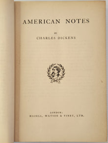 American Notes/Master Humphrey's Clock/The Life of Charles Dickens - Charles Dickens/John Forster