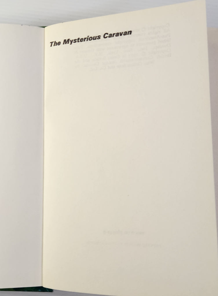 The Hardy Boys Series; The Mysterious Caravan - Franklin W. Dixon