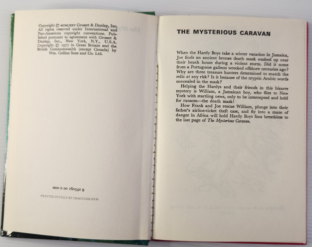 The Hardy Boys Series; The Mysterious Caravan - Franklin W. Dixon