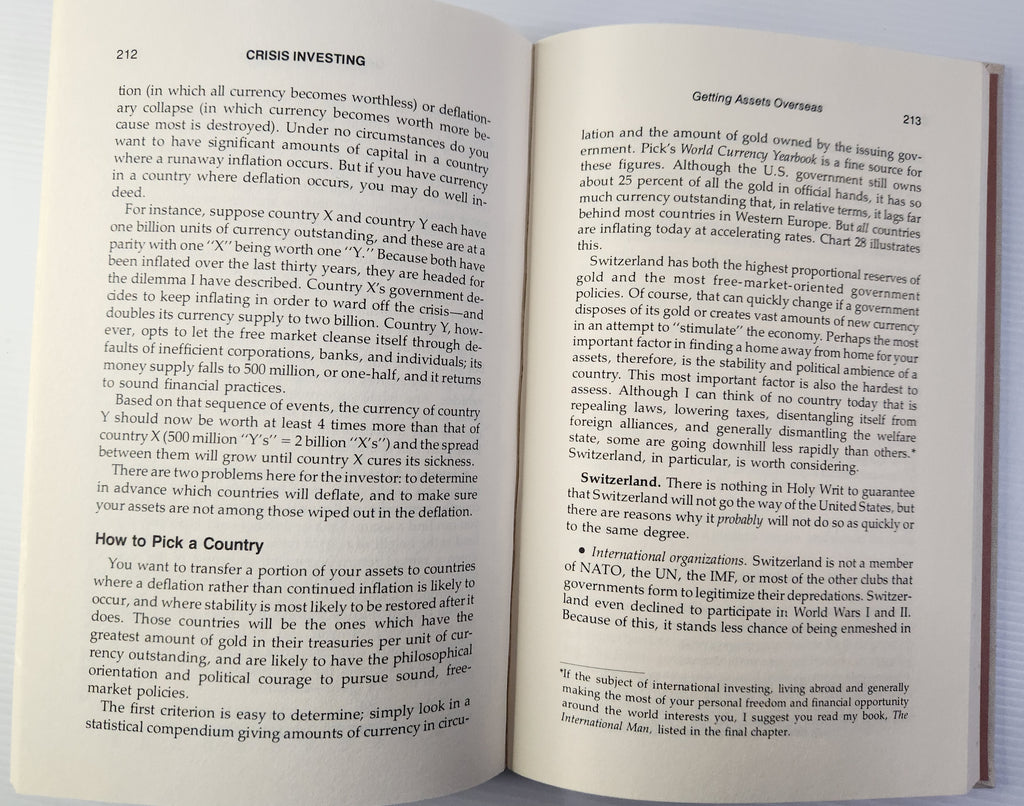 Crisis Investing; Opportunities and Profits in the Coming Great Depression - Douglas R.Casey