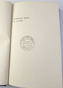 Learning How to Learn; An American Approach to Montessori - Nancy McCormick Rambusch