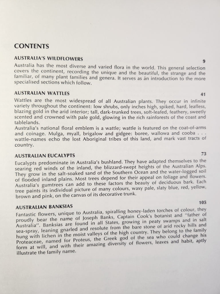 A Treasury of Australian Wildflowers - Douglass Baglin, Barbara Mullins and Frank Hurley