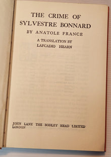 The Crime of Sylvestre Bonnard - Anatole France