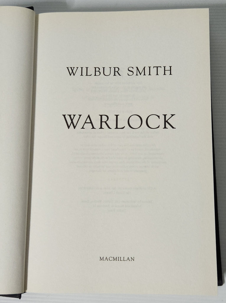 Warlock - Wilbur Smith