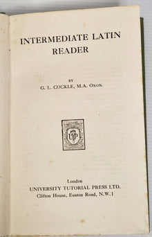 Intermediate Latin Reader - G.L. Cockle