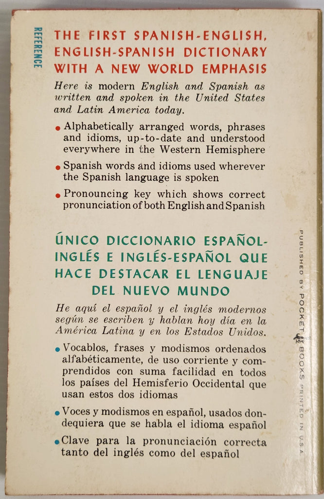 The University of Chicago Spanish-English and English-Spanish Dictionary - Compiled by Carlos Castillo & Otto F. Bond