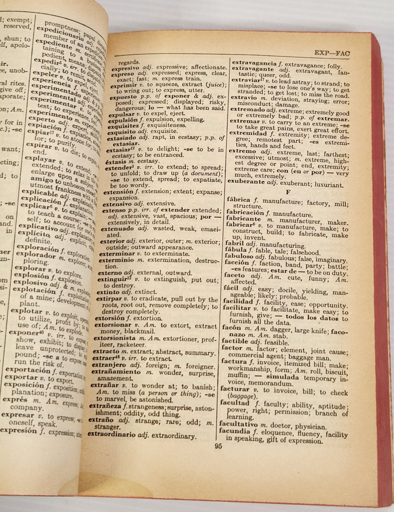 The University of Chicago Spanish-English and English-Spanish Dictionary - Compiled by Carlos Castillo & Otto F. Bond