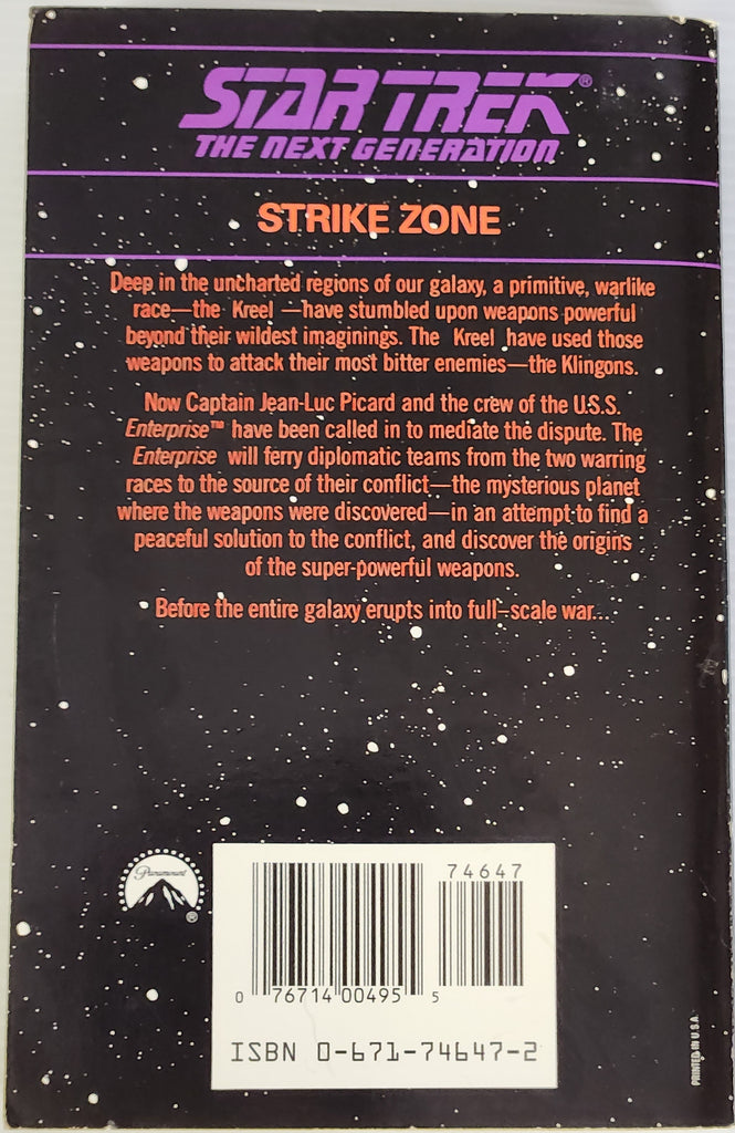 Star Trek The Next Generation #5; Strike Zone - Peter David