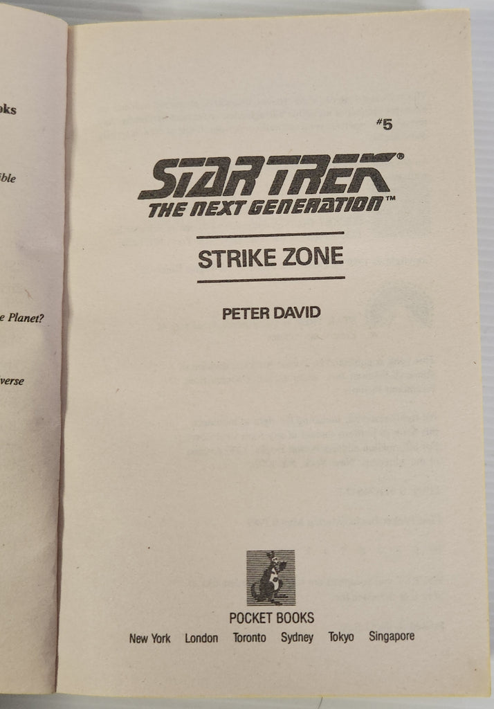 Star Trek The Next Generation #5; Strike Zone - Peter David