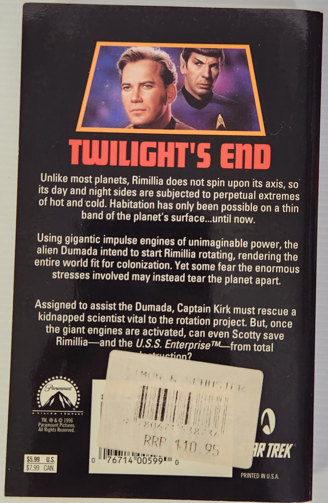 Star Trek #77; Twilight's End - Jerry Oltion