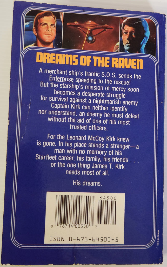 Star Trek#34; Dreams of the Raven - Carmen Carter