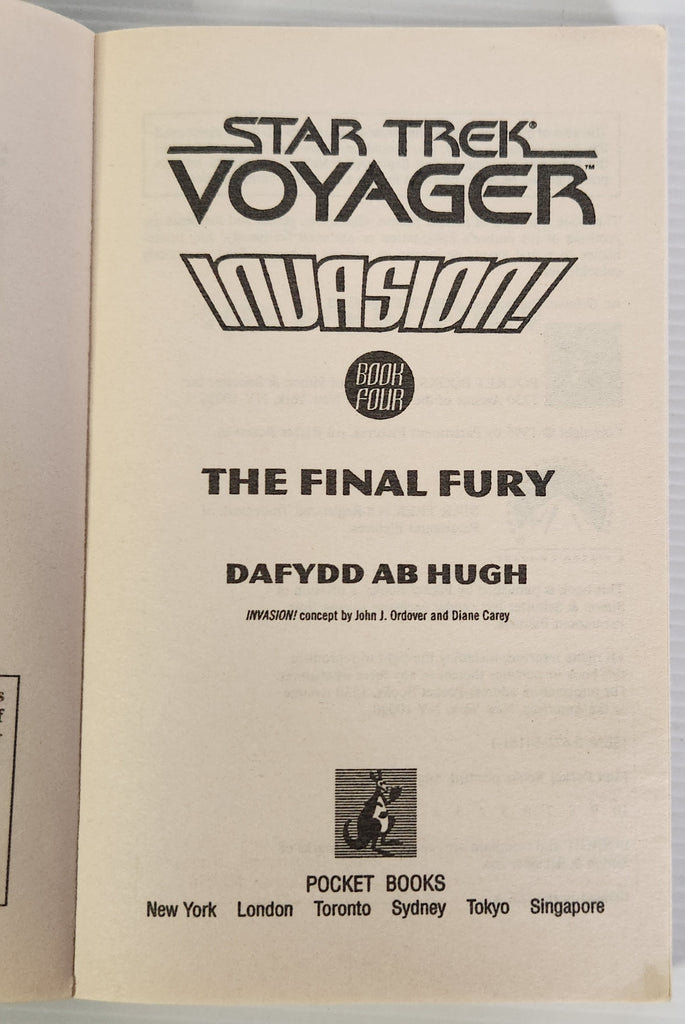 Star Trek Voyager #4; Invasion! The Final Fury - Dafydd Ab Hugh