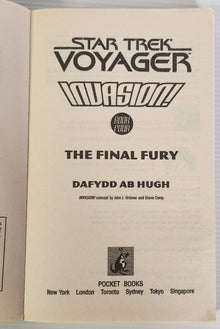 Star Trek Voyager #4; Invasion! The Final Fury - Dafydd Ab Hugh
