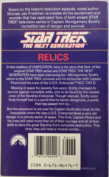 Star Trek, The Next Generation; Relics - Michael Jan Friedman & Ron Moore