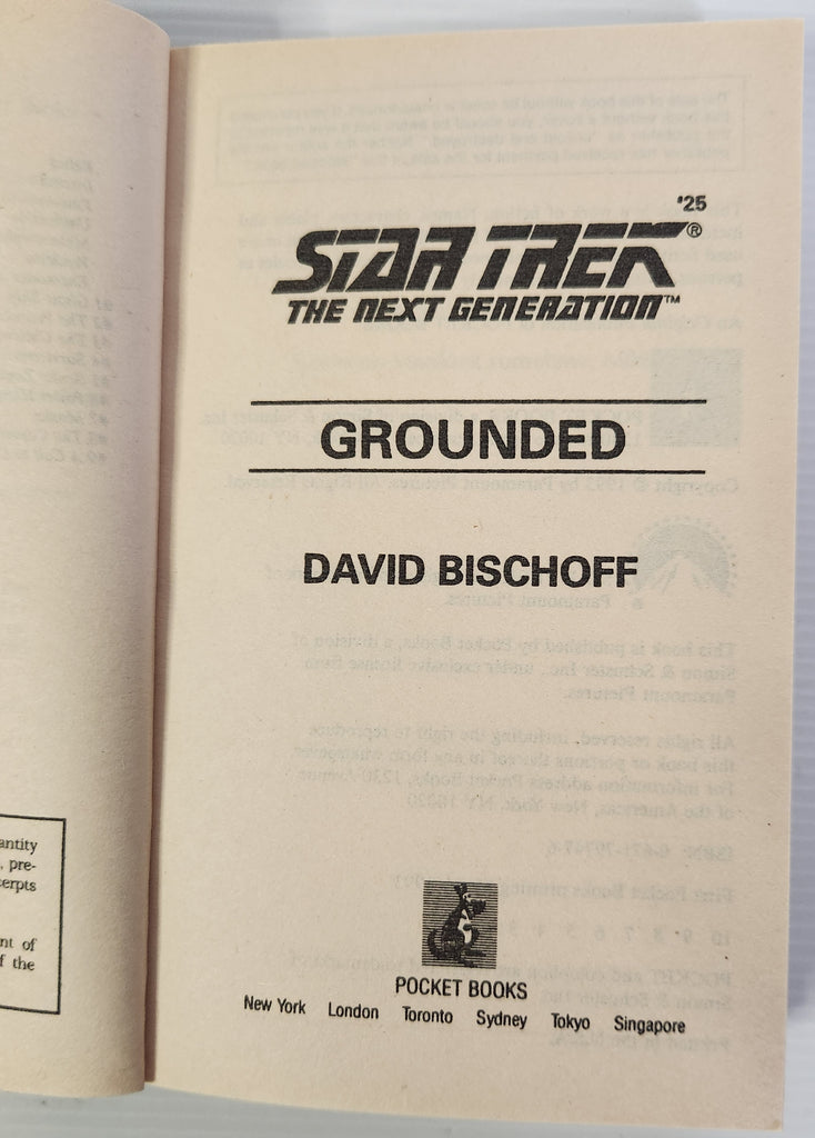 Star Trek, The Next Generation #25; Grounded - David Bischoff