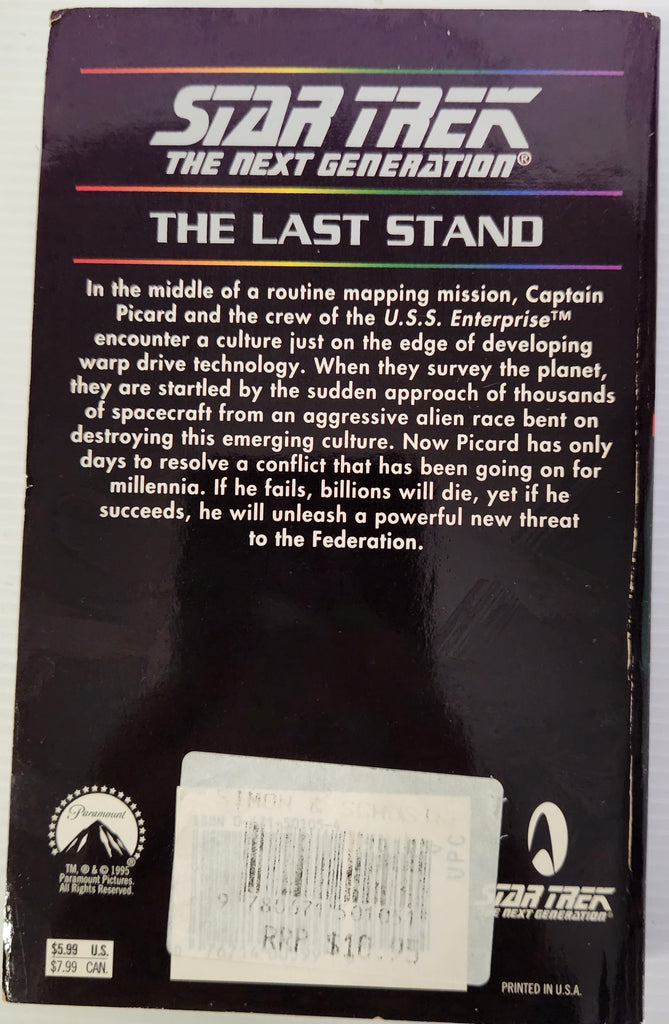 Star Trek, The Next Generation #37; The Last Stand - Brad Ferguson