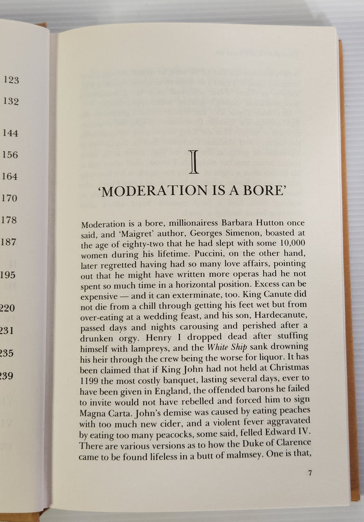 Excess in Food, Drink and Sex - Charles Neilson Gattey