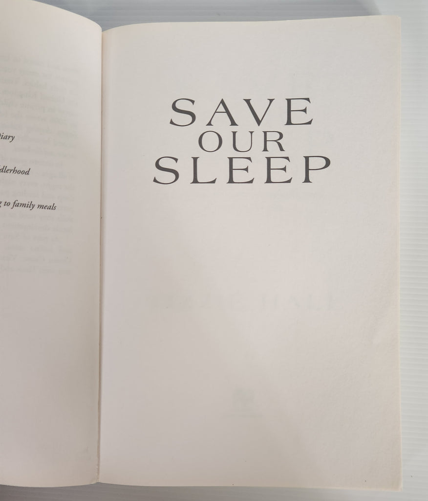 Save Our Sleep - Tizzie Hall