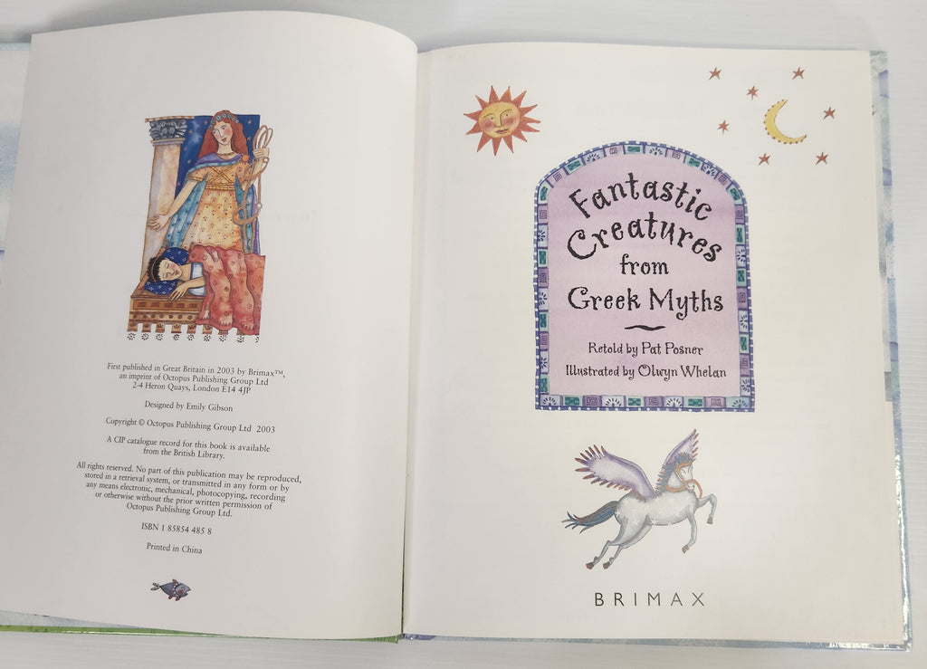 Fantastic Creatures from Greek Myths - Retold by Pat Posner