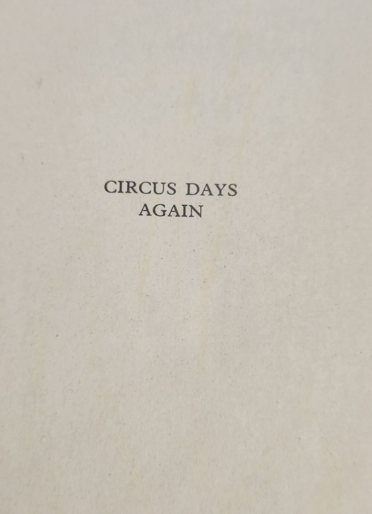 Circus Days Again - Enid Blyton