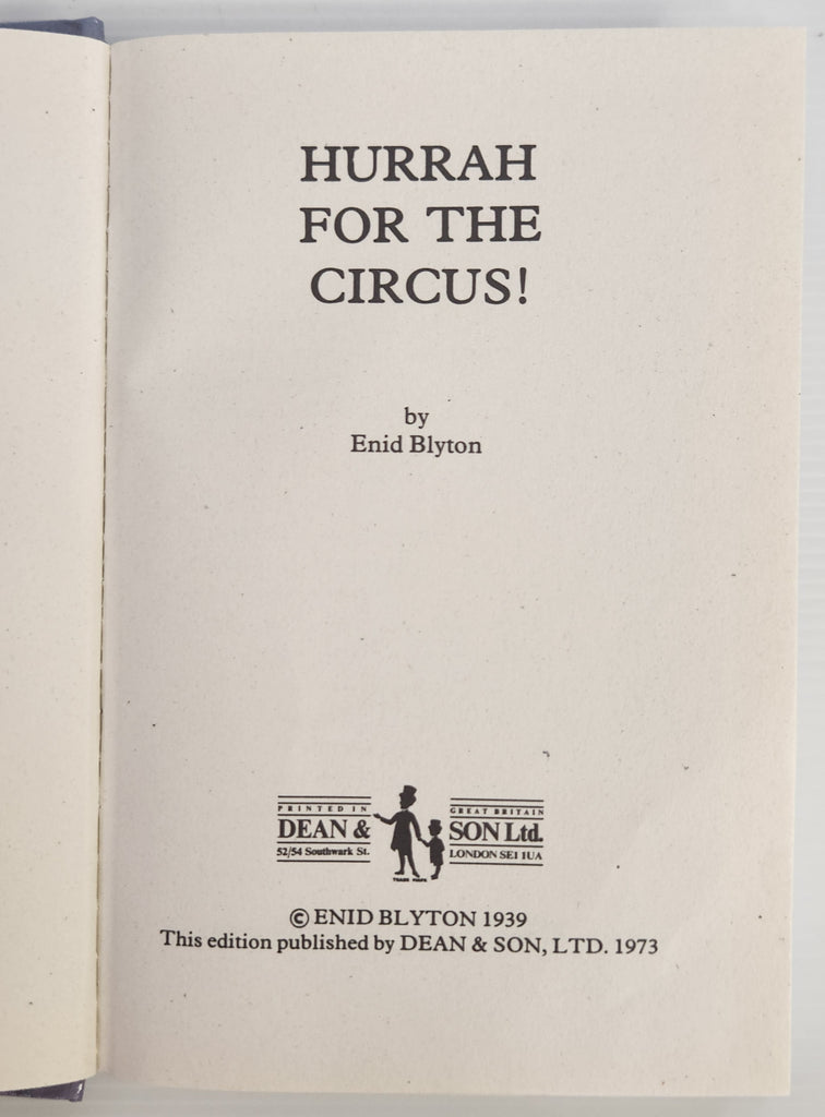 Hurrah for the Circus! - Enid Blyton