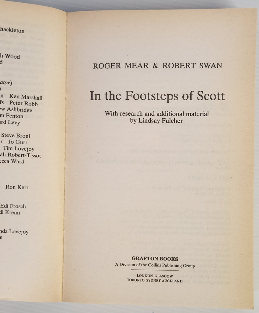 In the Footsteps of Scott - Roger Mear and Robert Swan