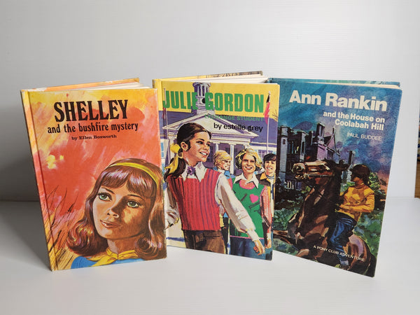 Bundle of 3 Young Adult Fiction Titles from the 1970s - By Buddee, Grey, and Bosworth