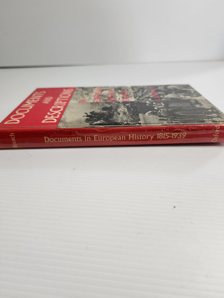 Documents and Descriptions In European History 1815-1939 - R.W.Breach