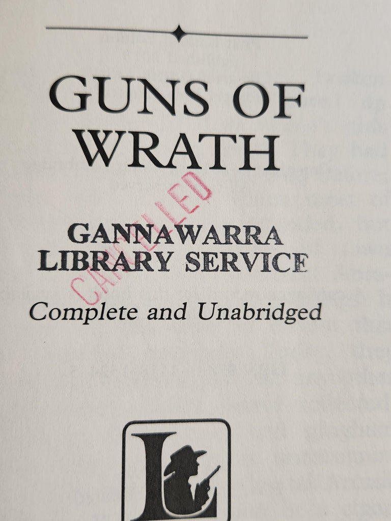 Guns of Wrath - Colin Bainbridge (Large Print)