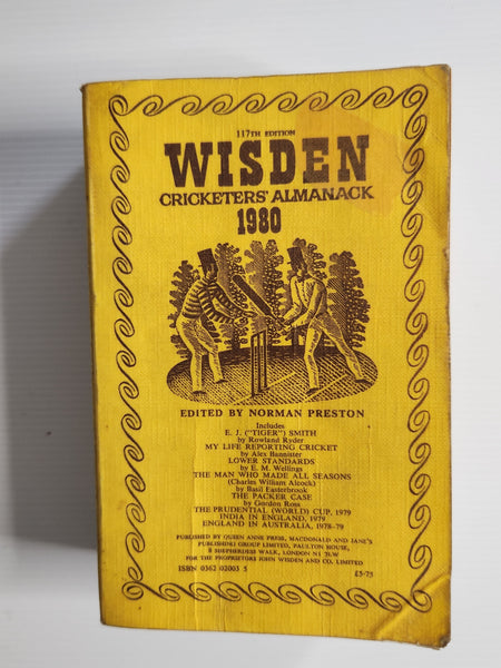 Wisden Cricketers' Almanack 1980 - Norman Preston (Ed.)