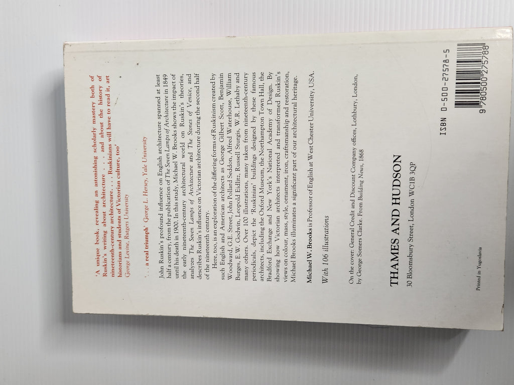John Ruskin and Victorian Architecture - Michael W. Brooks