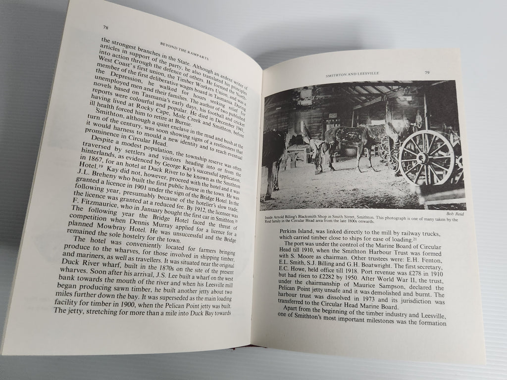 Beyond the Ramparts; A Bicentennial History of Circular Head, Tasmania - Kerry Pink & Annette Ebdon *Signed Copy* *Limited Release First Edition, Book 210 of 250*