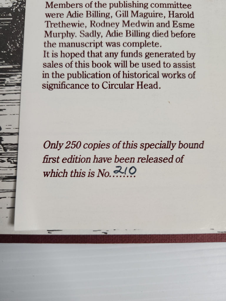 Beyond the Ramparts; A Bicentennial History of Circular Head, Tasmania - Kerry Pink & Annette Ebdon *Signed Copy* *Limited Release First Edition, Book 210 of 250*