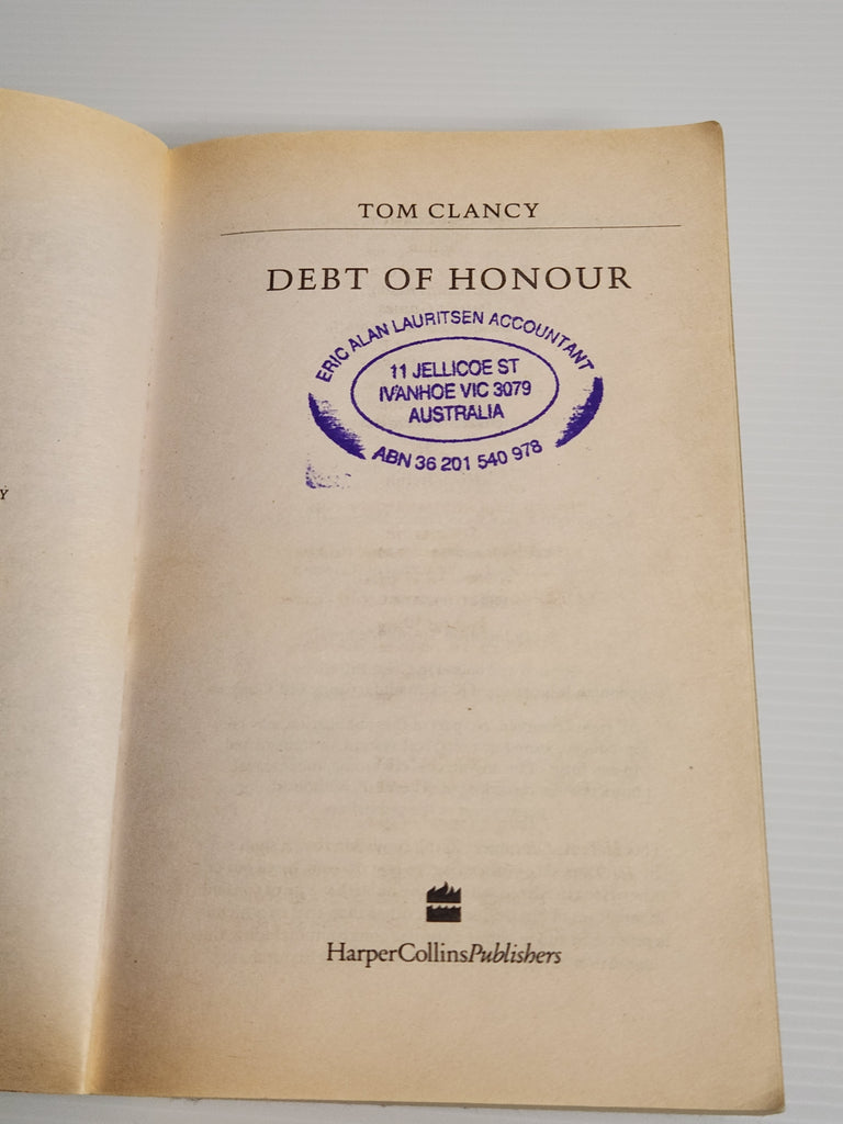 Debt of Honour - Tom Clancy